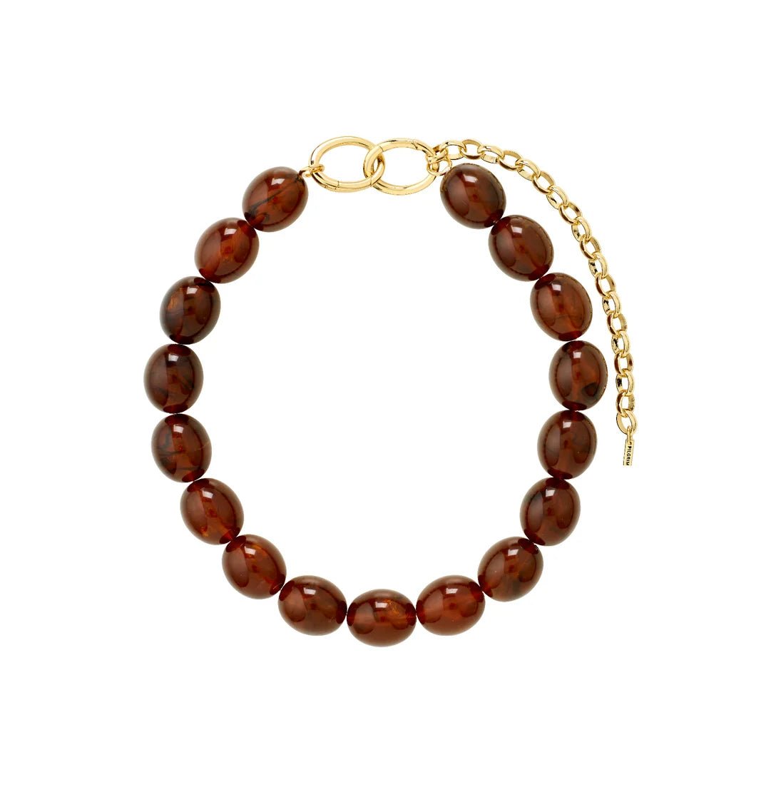 Collier de Billes Still Pilgrim (Or et Brun ou Argent et Jaune) - Ex-voto