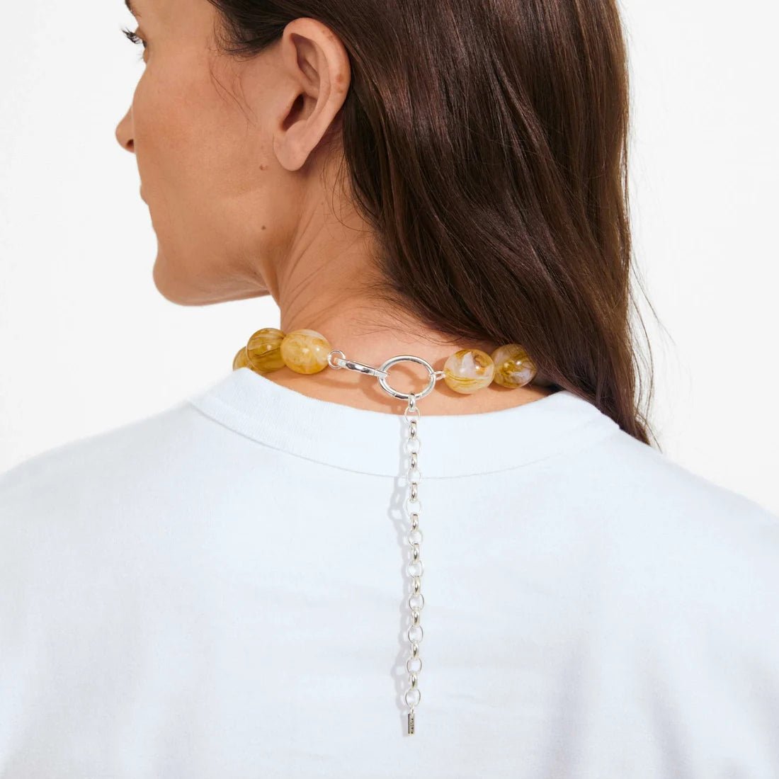 Collier de Billes Still Pilgrim (Or et Brun ou Argent et Jaune) - Ex-voto