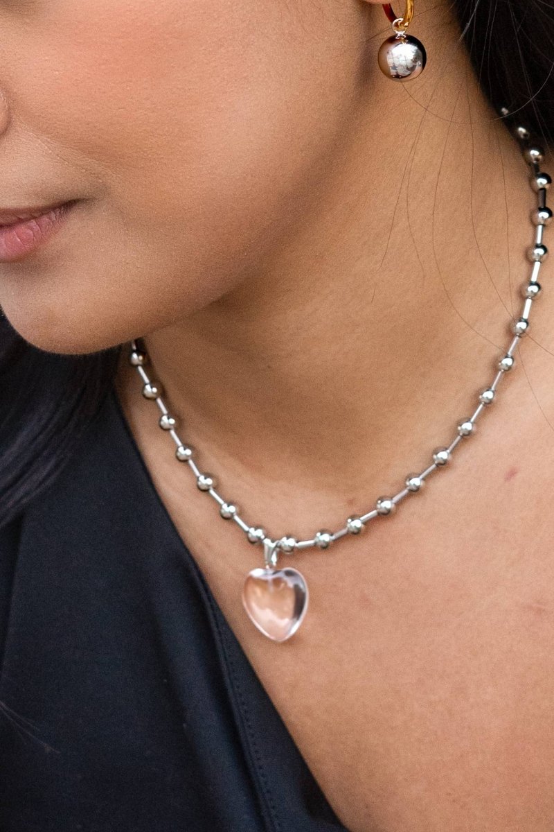 Collier Die Heart Inox Peter & June - Ex - voto