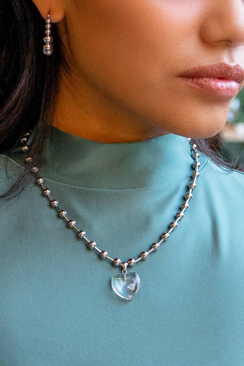 Collier Die Heart Inox Peter &amp; June - Ex - voto