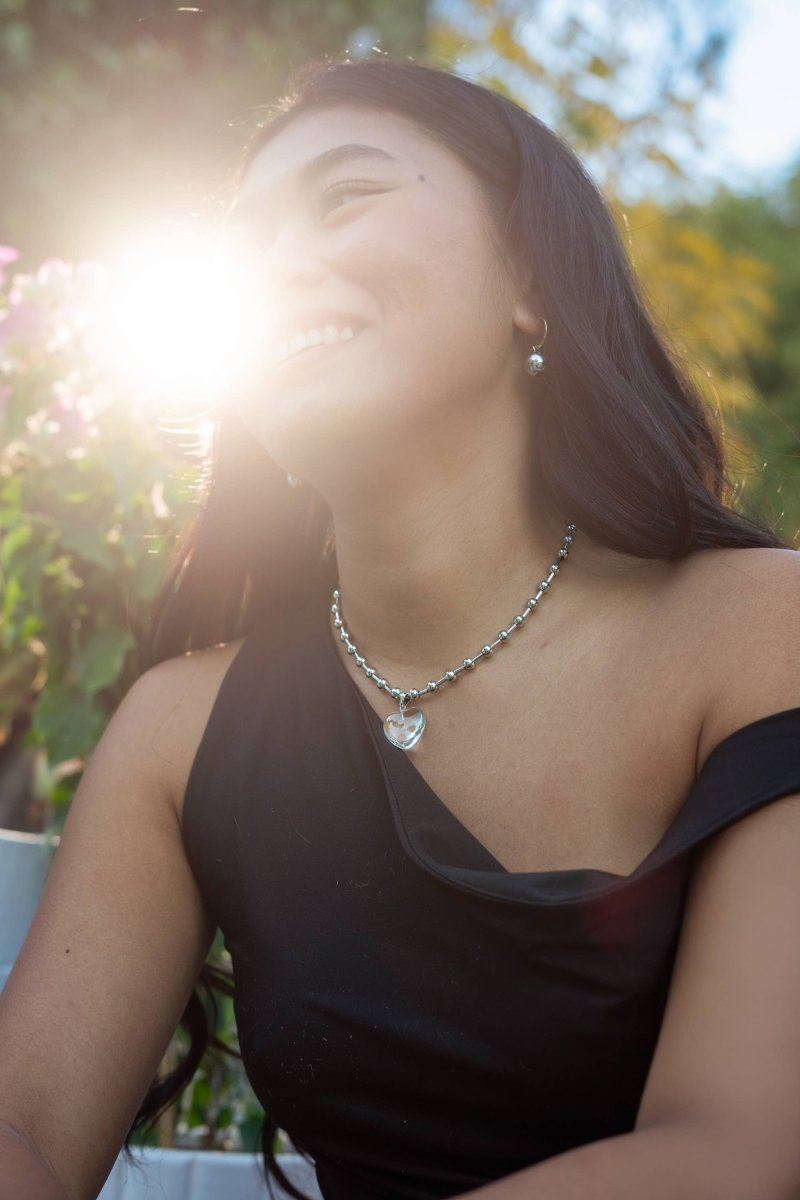 Collier Die Heart Inox Peter & June - Ex - voto