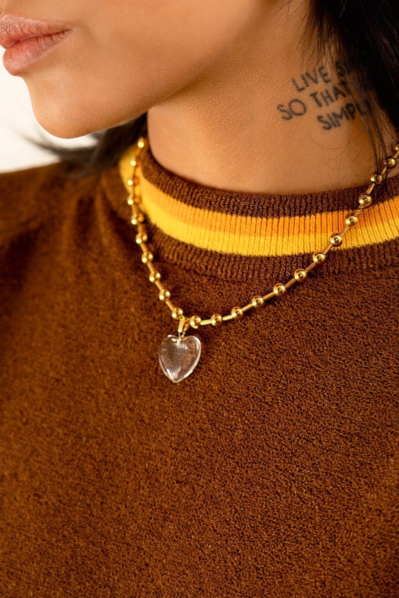 Collier Die Heart Or 18k Peter & June - Ex - voto
