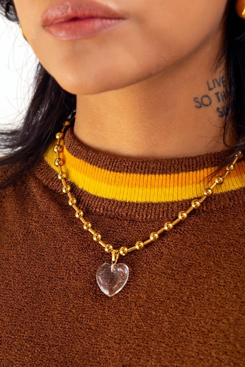 Collier Die Heart Or 18k Peter & June - Ex - voto