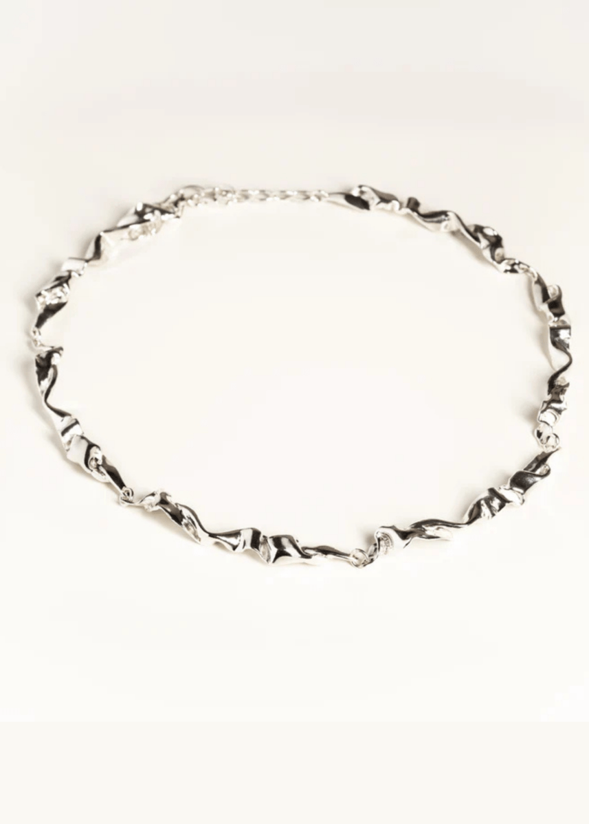 Collier Drapé Argent Sarah Bijoux - Ex - voto