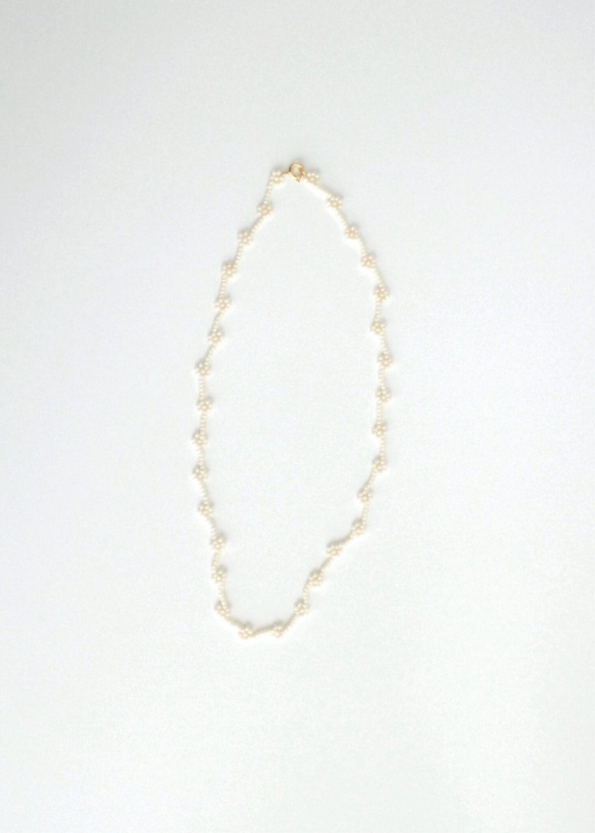 Collier Fiori Labro No.1 Blanc - Ex - voto