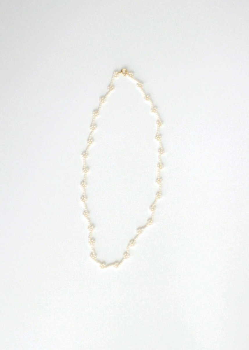 Collier Fiori Labro No.1 Blanc - Ex - voto