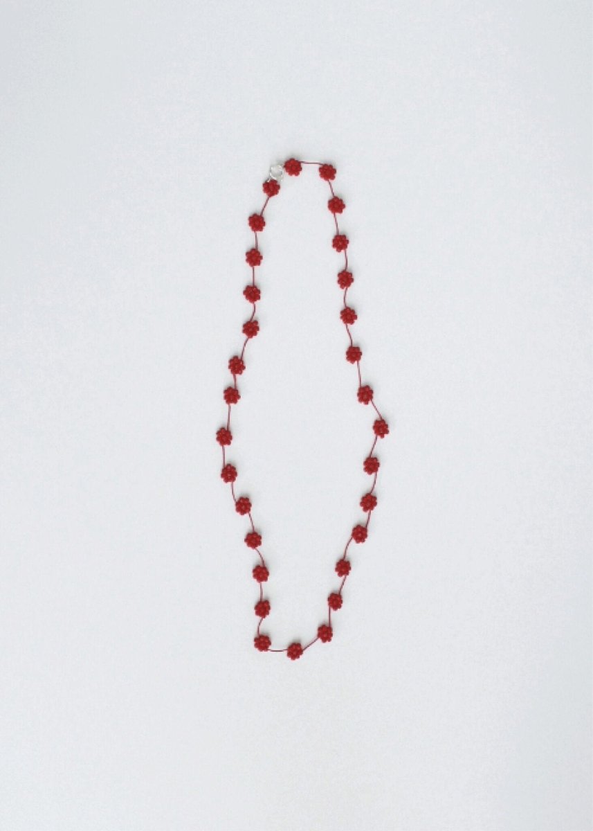 Collier Fiori Labro No.24 Rouge - Ex - voto
