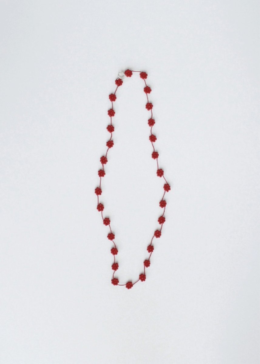 Collier Fiori Labro No.24 Rouge - Ex - voto