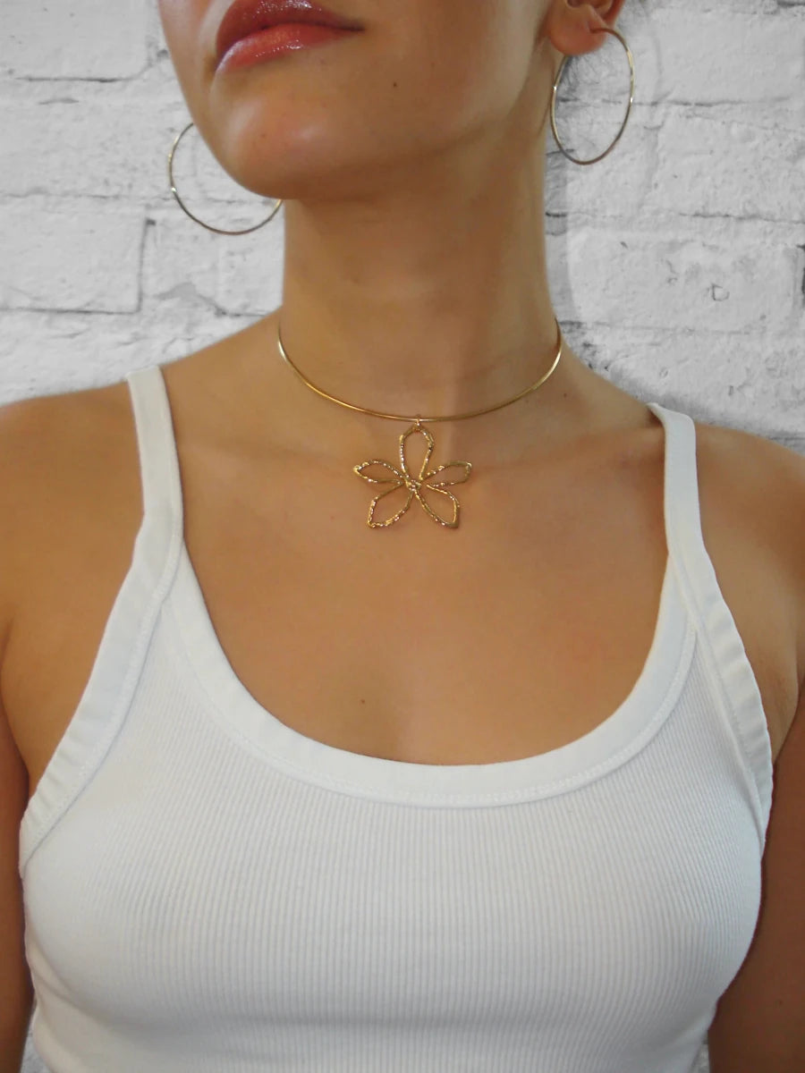 Collier Flora Adda Studio (Or ou Argent) - Ex-voto