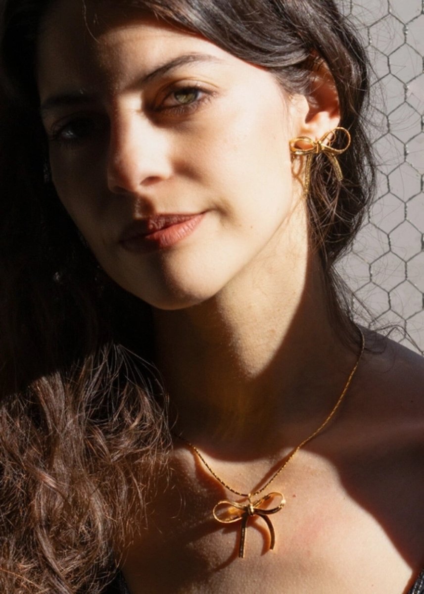 Collier The Bow is Mine Or 18k Peter & June - Ex - voto