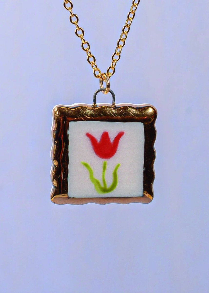 Collier Tulipe Juice Ceramics - Ex - voto