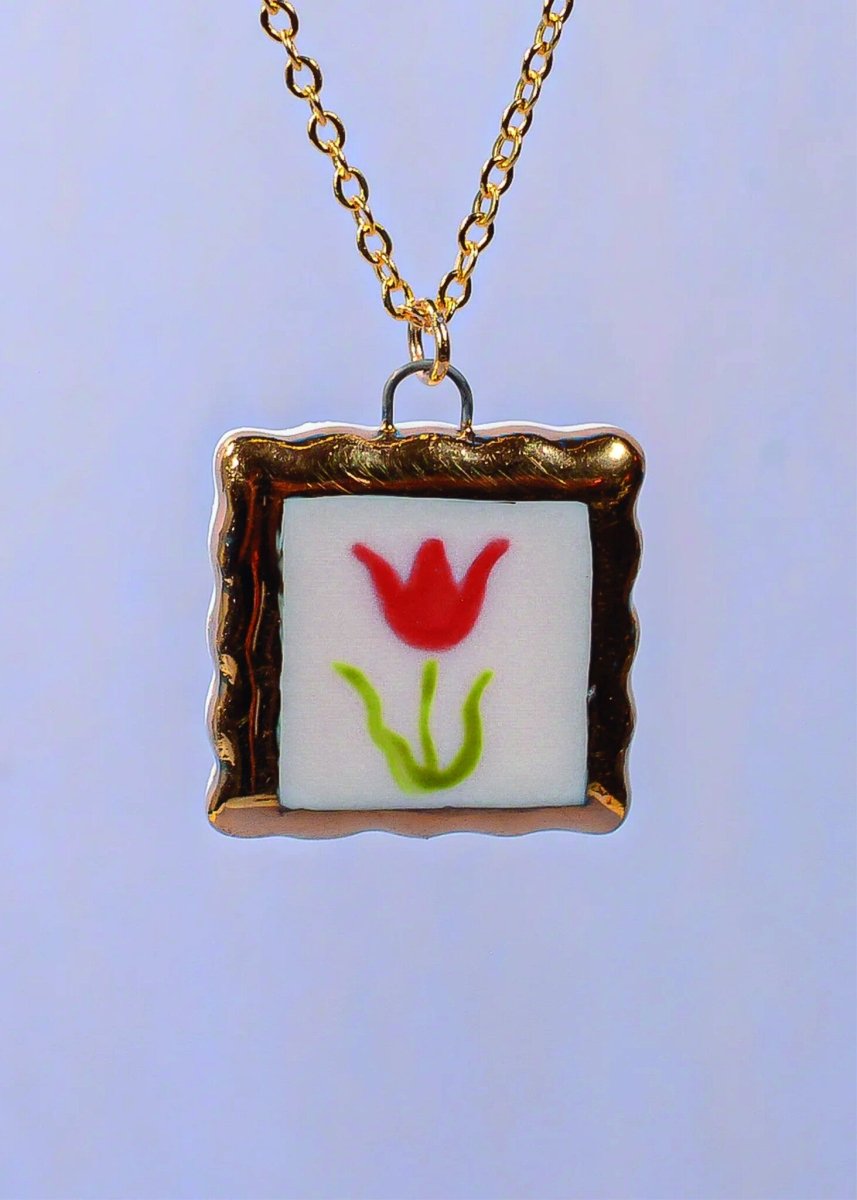 Collier Tulipe Juice Ceramics - Ex - voto