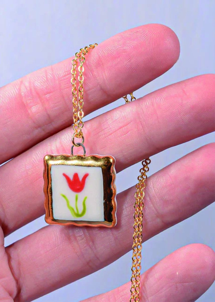 Collier Tulipe Juice Ceramics - Ex - voto