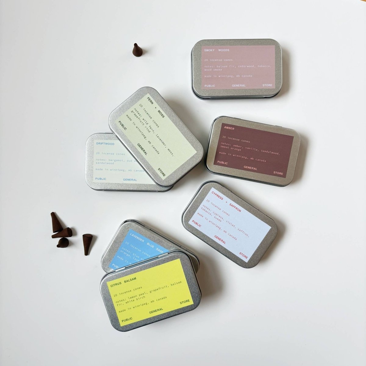 Cônes d'encens Bois Flotté Public General Store inc. - Ex - voto