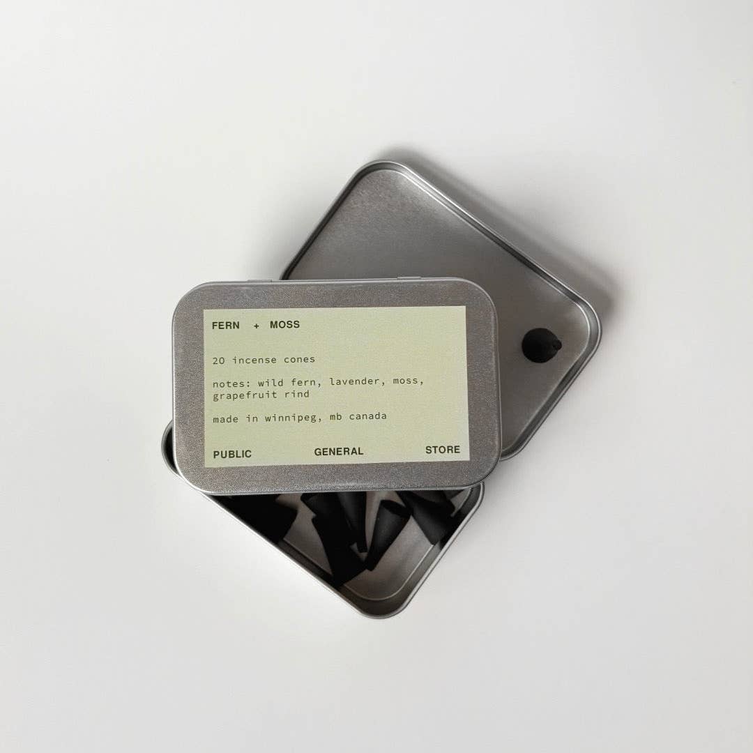Cônes d'encens Fougère et Mousse Public General Store inc. - Ex - voto