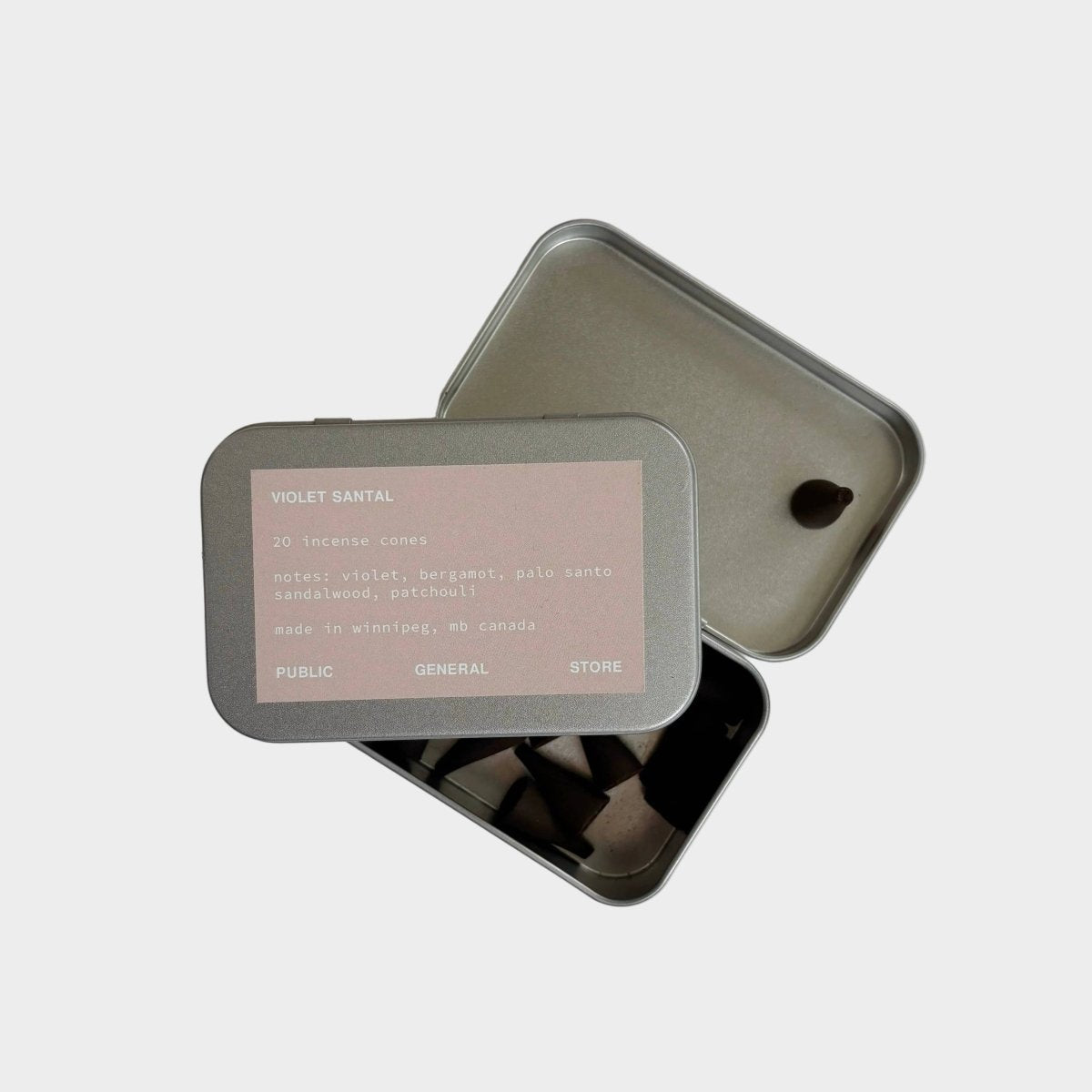 Cônes d'encens Violette Santal Public General Store inc. - Ex - voto