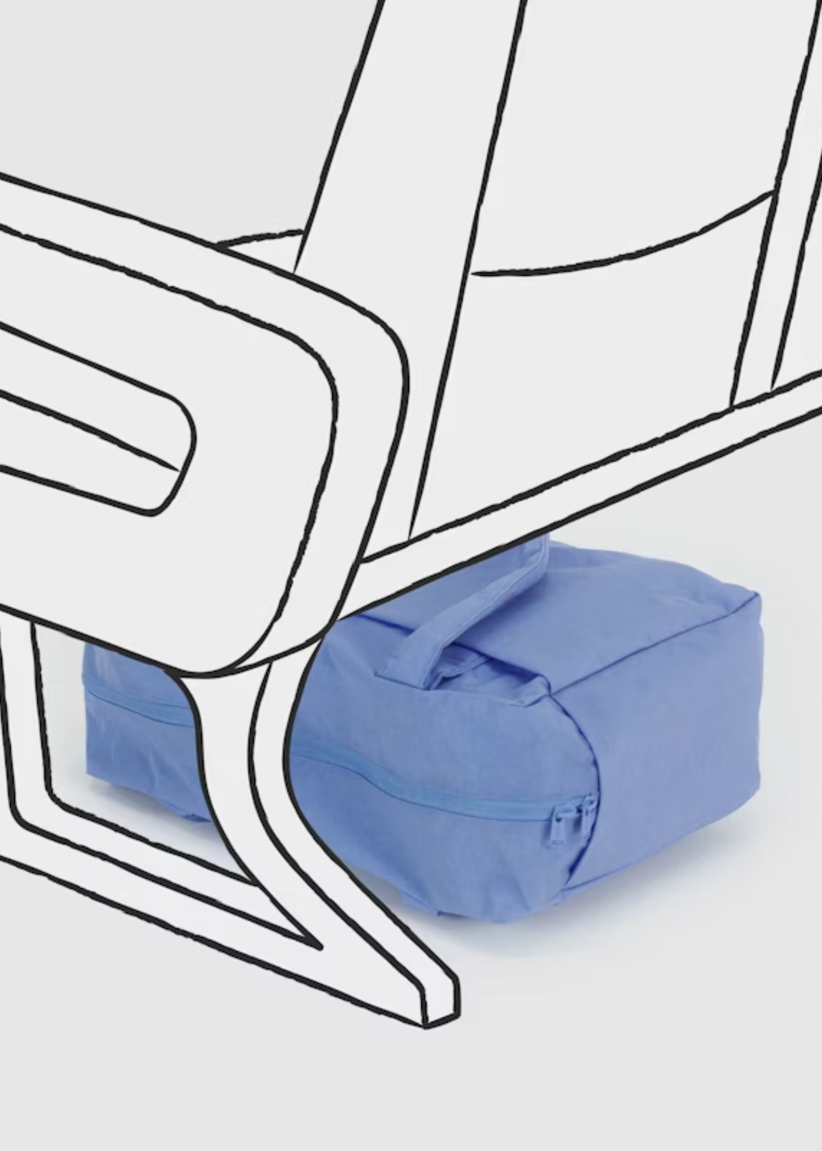 Baggu Cornflower Small Carry-on Cloud Bag