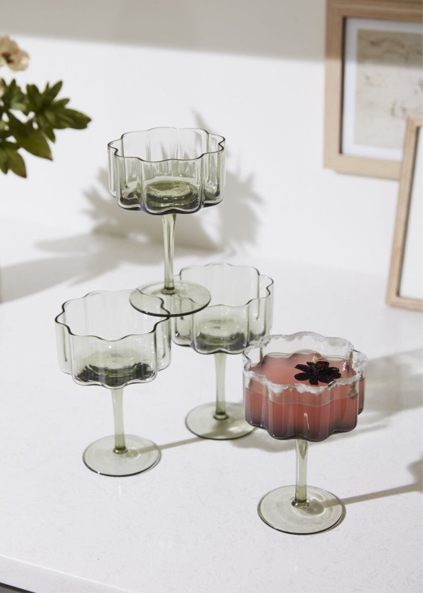 Coupe Floret Vert Transparent AD - Ex - voto