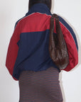 Coupe-Vent Réversible Bleu et Rouge Bailey Rose - Ex-voto