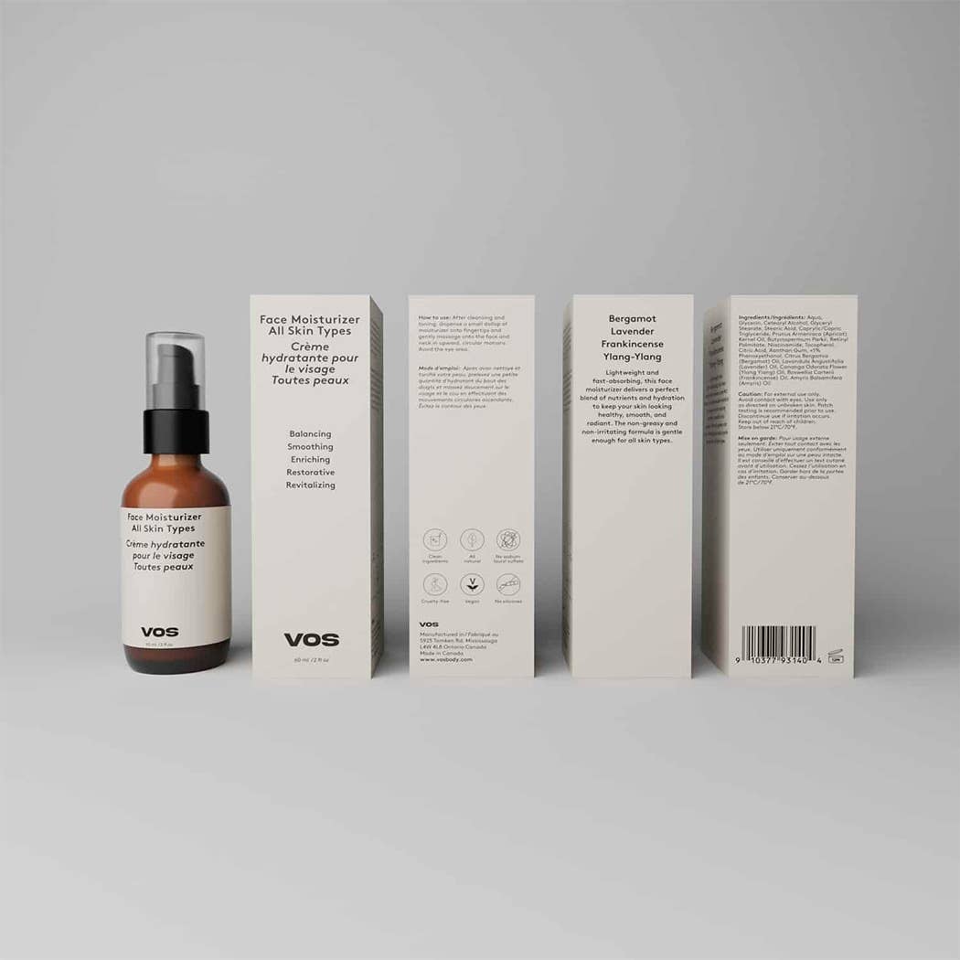 Crème Hydratante Visage VOS BODY - Ex - voto