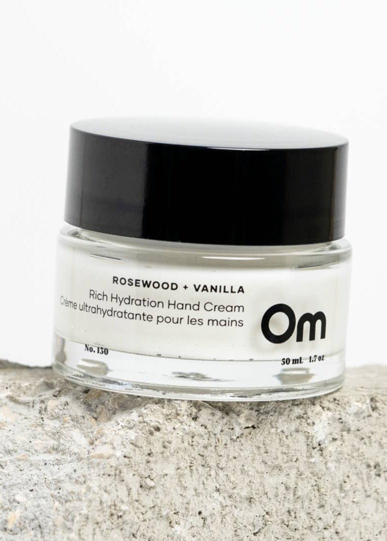 Crème Ultrahydratante pour les mains Bois de Rose et Vanille 50ml Om Organics - Ex - voto