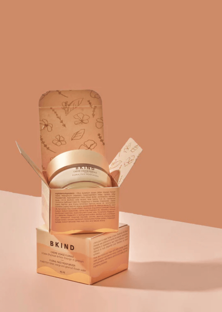 Crème Visage florale avec Acide Hyaluronique Bkind - Ex - voto