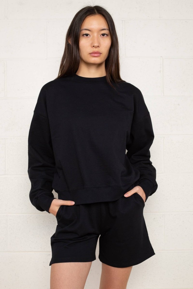 Crewneck Noir NLT - Ex - voto