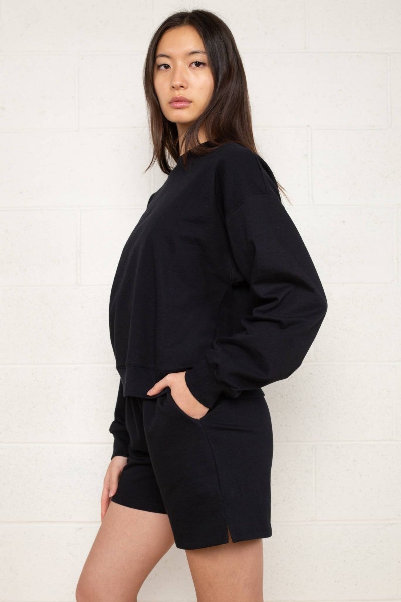 Crewneck Noir NLT - Ex - voto