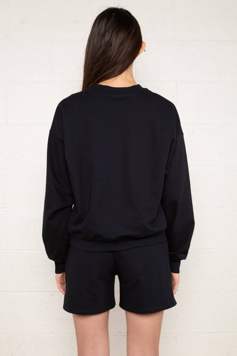 Crewneck Noir NLT - Ex - voto
