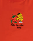Crewneck Pasta la Vista Rouge Pony - Ex - voto