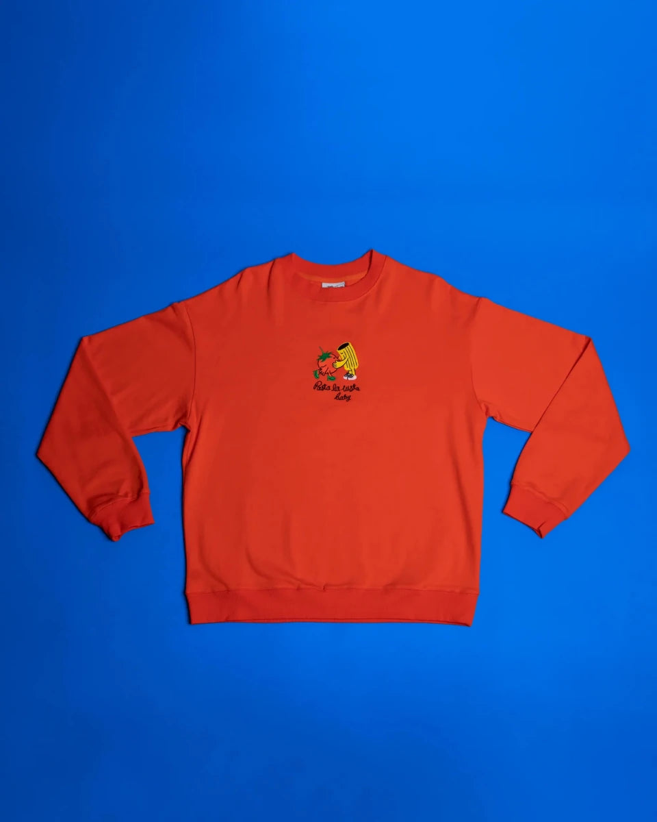 Crewneck Pasta la Vista Rouge Pony - Ex - voto