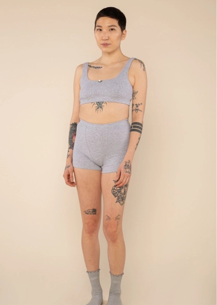 Culotte Boyshort NLT Gris - Ex - voto