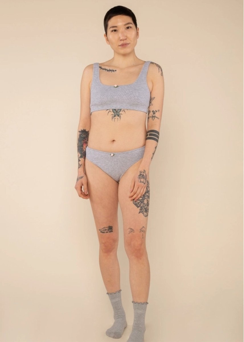 Culotte Cheeky NLT Gris - Ex - voto