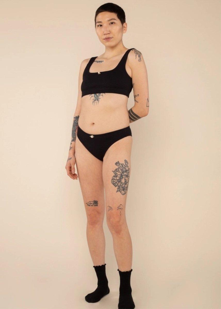 Culotte Cheeky NLT Noir - Ex - voto