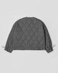 Manteau Rochelle Quilt Gingham Noir Mod Ref