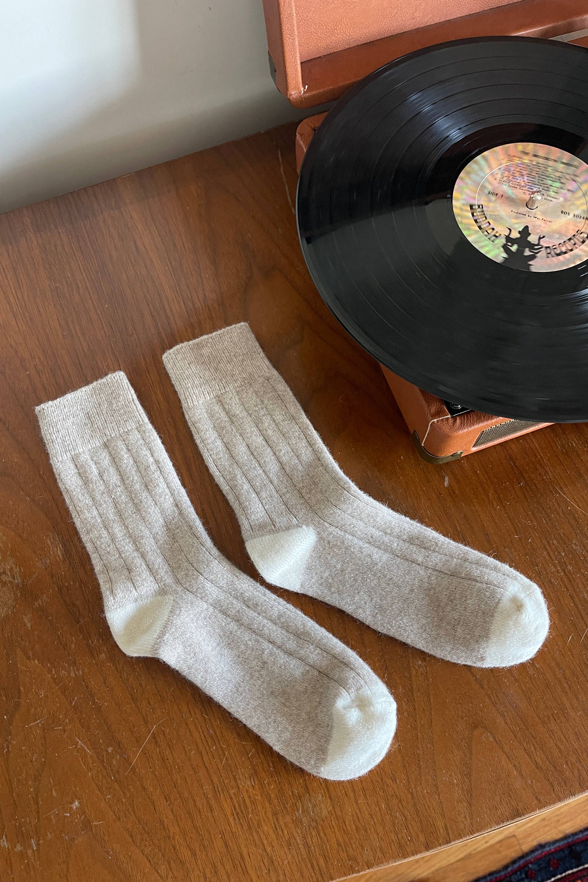 Chaussettes Classique en Cachemire Le Bon Shoppe