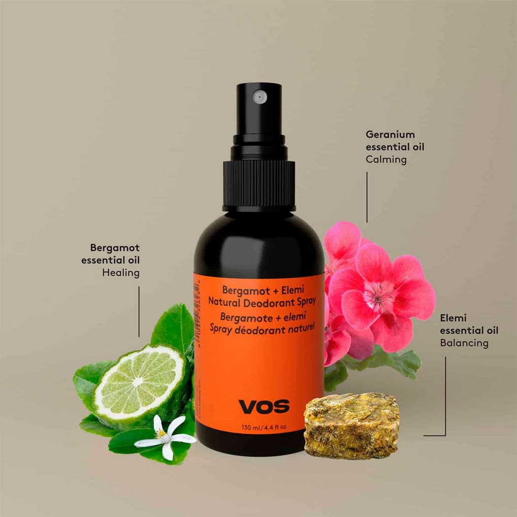 Déodorant en Spray Bergamote et Elemi VOS BODY - Ex - voto