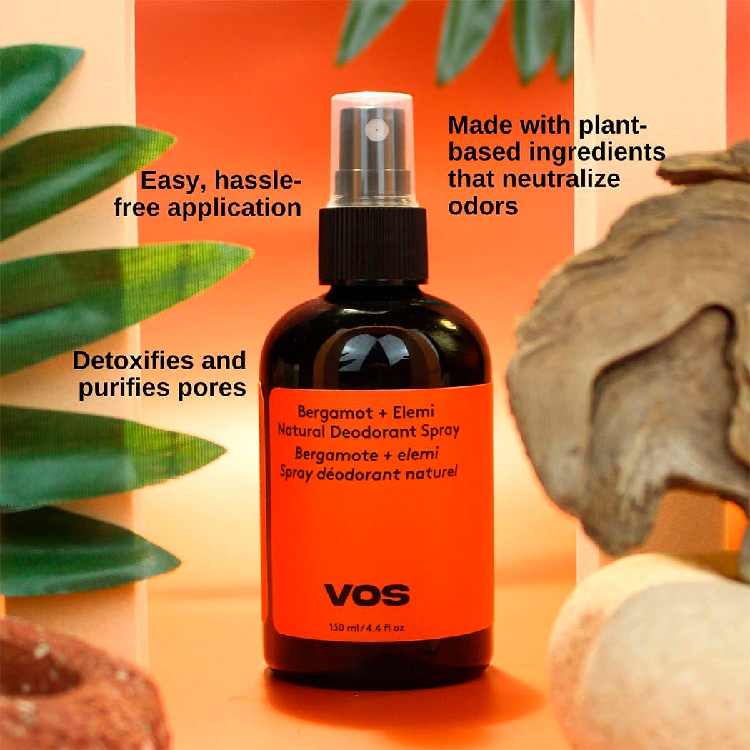 Déodorant en Spray Bergamote et Elemi VOS BODY - Ex - voto