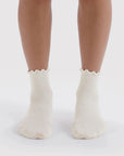 Deux paires de Chaussettes Lettuce Blanches Baggu - Ex-voto