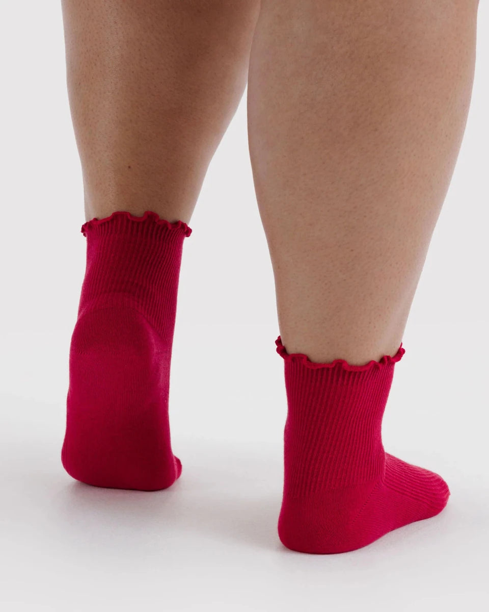 Deux paires de Chaussettes Lettuce Wild Plum & Cherry Baggu - Ex-voto
