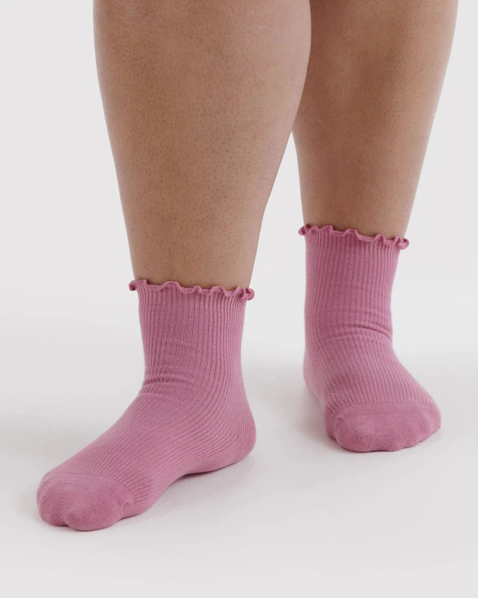 Deux paires de Chaussettes Lettuce Wild Plum & Cherry Baggu - Ex-voto