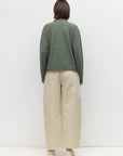 Pull Rayé Cierra Vert et Taupe All Row