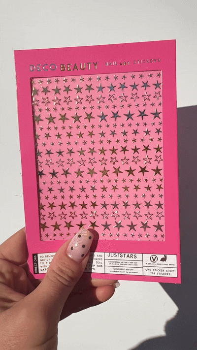 Feuille D'autocollants pour Ongles Just Stars Deco Beauty