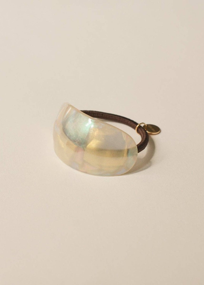 Élastique à Cheveux avec Coquille Cristal Nar'sha - Ex - voto