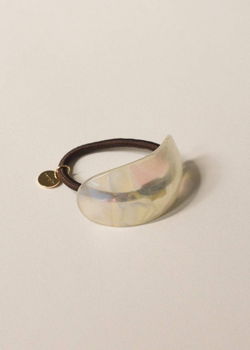Élastique à Cheveux avec Coquille Cristal Nar'sha - Ex - voto