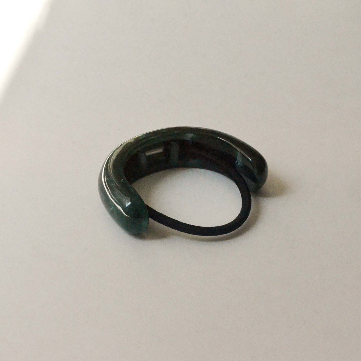 Élastique à Cheveux avec Coquille Verte Nar'sha - Ex - voto