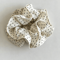 Élastique à Cheveux Chouchou en Satin à Pois Polka Dipped Shop - Ex-voto