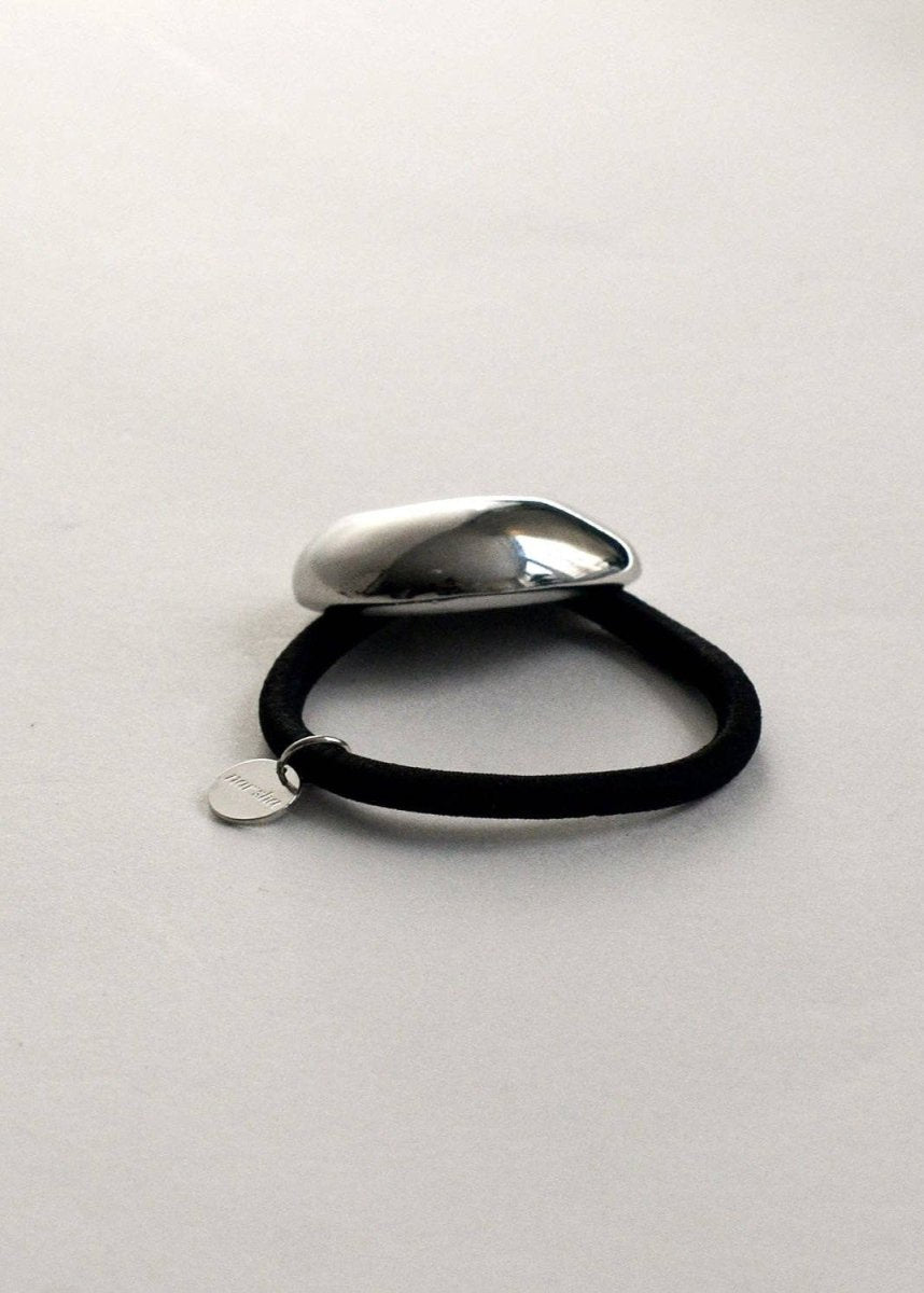 Élastique à Cheveux Pebble Nar&#39;sha Argent - Ex - voto