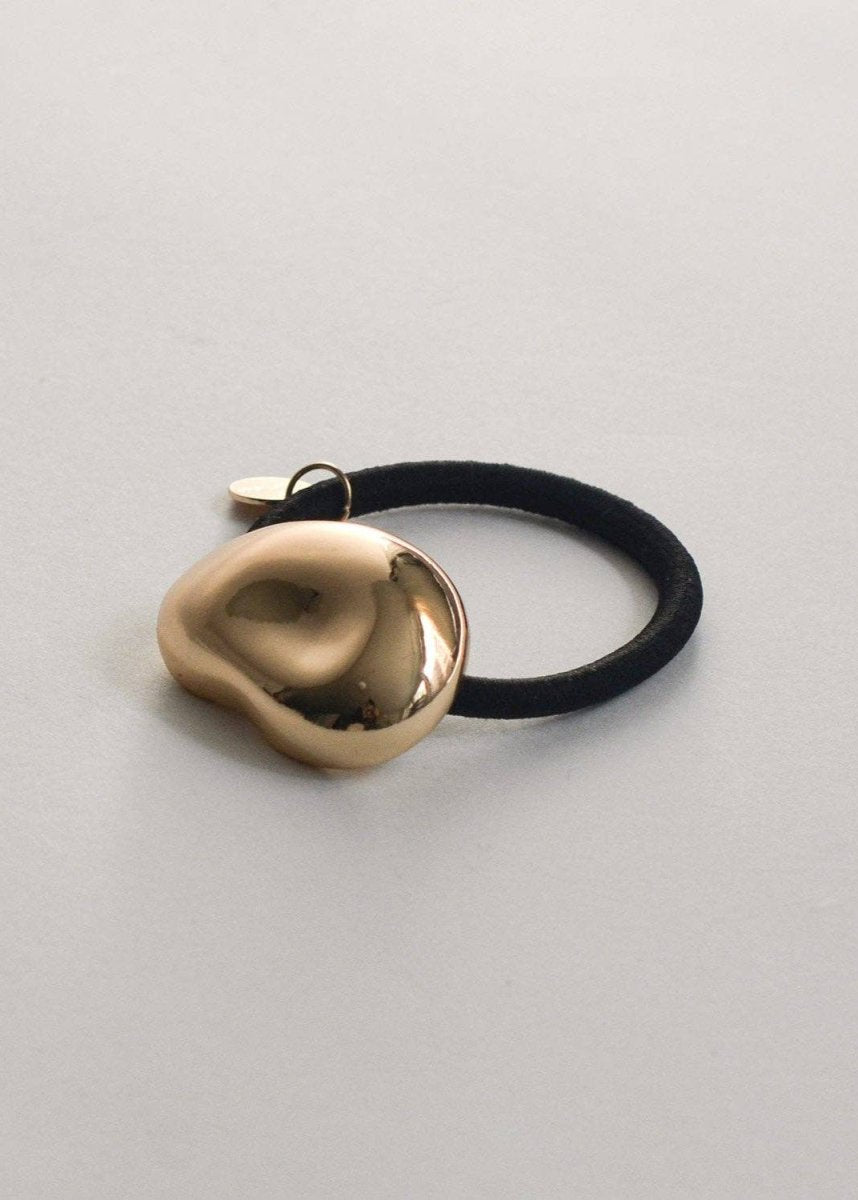 Élastique à Cheveux Pebble Nar'sha Doré - Ex - voto