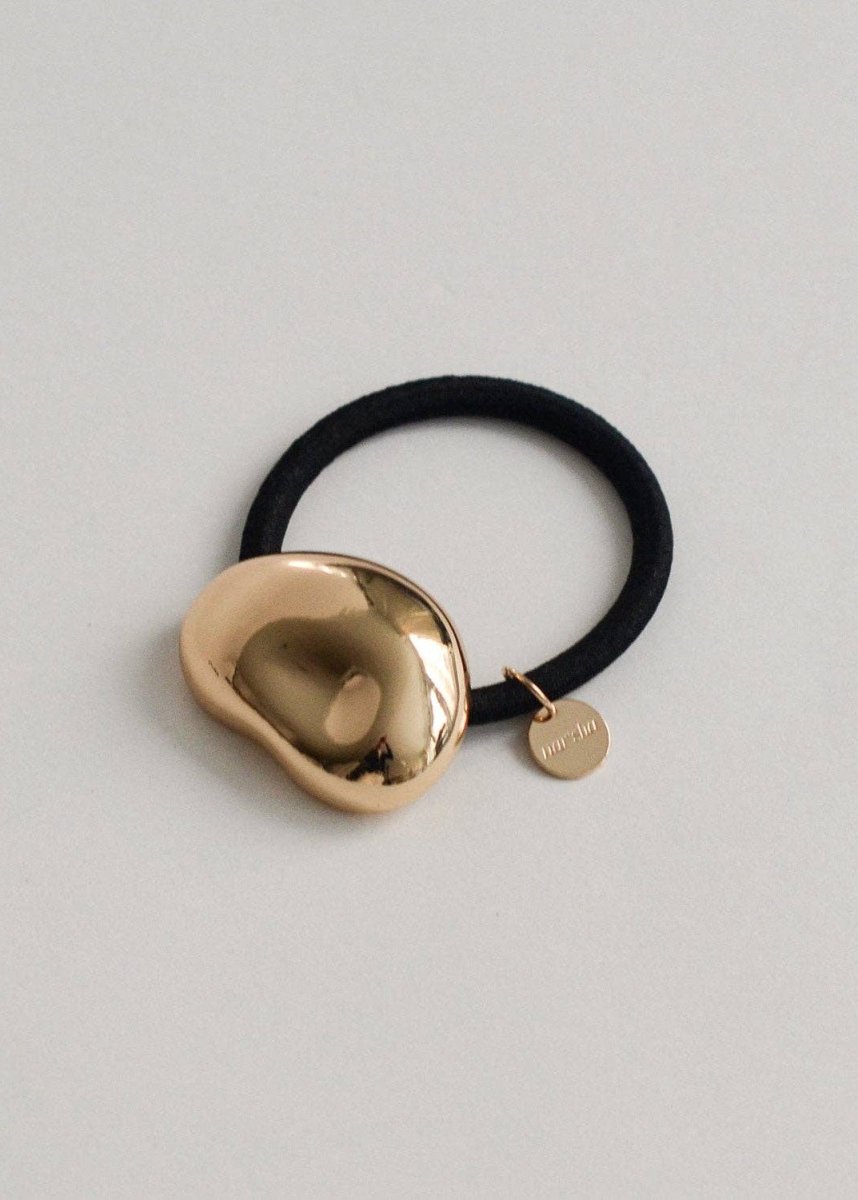 Élastique à Cheveux Pebble Nar'sha Doré - Ex - voto